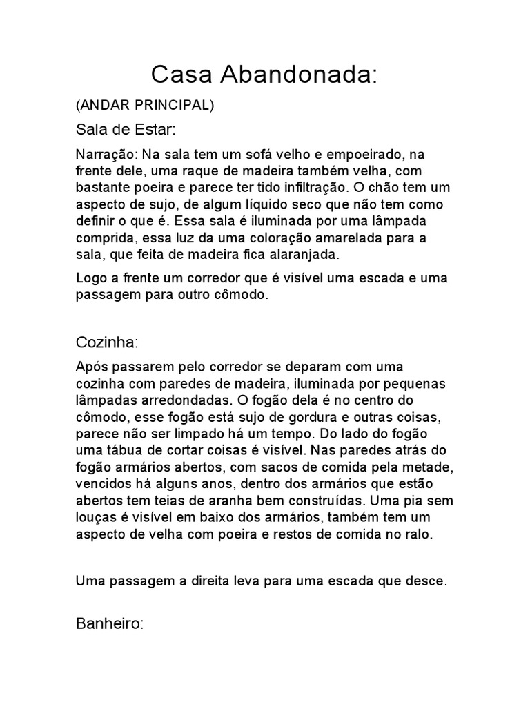 Casa Abandonada | PDF | Cozinha | Madeira, image size:768x1024