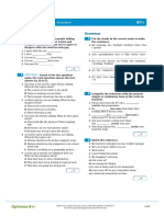 Unit 1 Test - B1+: Listening Grammar