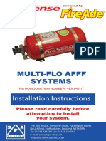 Multi-Flo Afff Systems: Installation Instructions