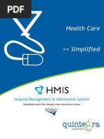 Health Care: Hospital Management & Information System