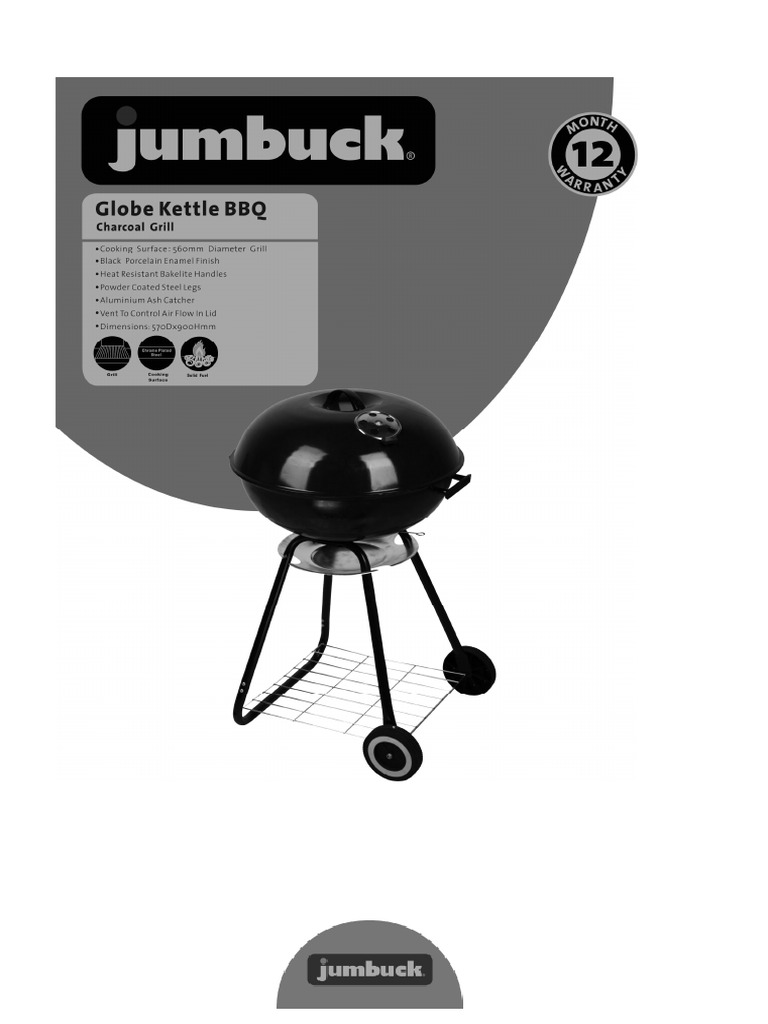 Kettle BBQ PDF Barbecue Grill Nut (Hardware)