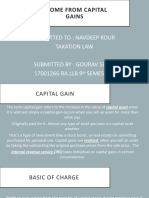 Capital Gains Tax Guide for Income from Capital Assets