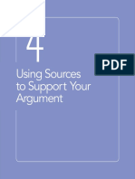 Using Sources To Support Your Argument