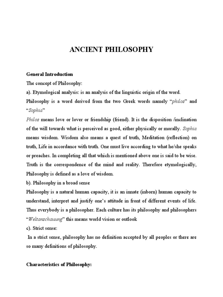 Ancient Philosophy Pdf Brahman Socrates