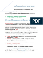 A. Les Sources Des Règles Fiscales Et L'imposition Des Sociétés Non Résidentes