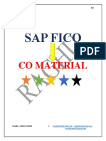 SAP FICO CO MATERIAL