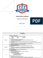 Perfect Store Log Book: (Field Force Operation