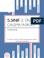 5.sinif 2. Ünite: Çalişma Fasikülü