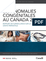 Les Anomalies Congénitales Au Canada 2013