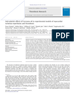 Anti-platelet effects of Curcuma oil in experimental models of myocardial