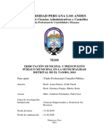 Universidad Peruana Los Andes: Facultad de Ciencias Administrativas y Contables