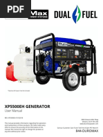 Xp5500Eh Generator: User Manual