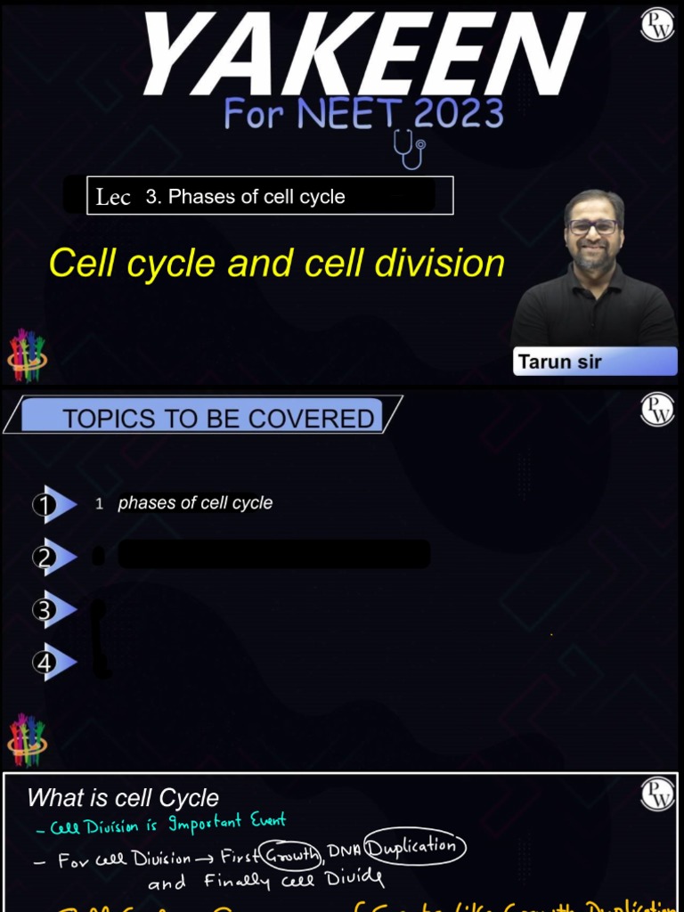 Cell Cycle Notes 3 Biology Diagrams