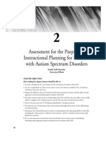 Assessment For The Purpose of Instructional Planning For ASD-1