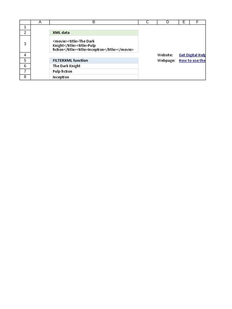 DIFFERENCE BETWEEN FILTER AND FILTERXML intelligence overview