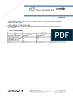 General Specifications: Aep7D Primary Power Supply Bus Unit