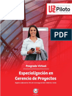 Especializacion en Gerencia de Proyectos - UniPiloto - Virtual