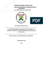 La relación entre el SIAF y la gestión contable en la DIRECCIÓN REGIONAL DE EDUCACIÓN UCAYALI