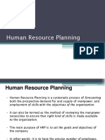 Human Resource Planning