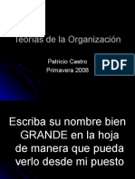 Teorías de La Organización