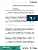 ESTUDO Dirigido HISTÓRIA DAS RELIGIÕES