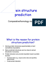 Protein Structure Prediction: Comparative/homology Modeling