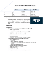 Lab 4 Packet Tracer - Implement OSPFv2 Advanced Features