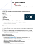 Manual de Procedimentos: Documentos Necessários