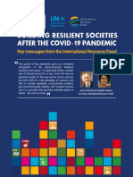 Building Resilient Societies After The Covid-19 Pandemic - Key Messages From The Irp - 12 May 2020
