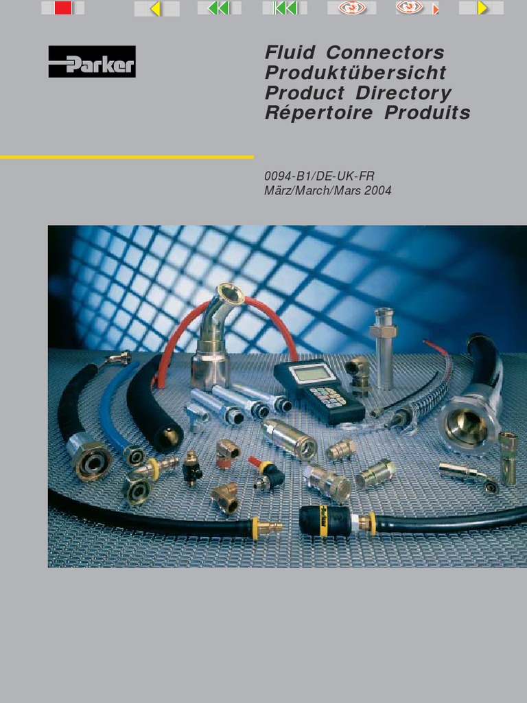 Fluid Connectors Produktübersicht Product Directory Répertoire Produits ...