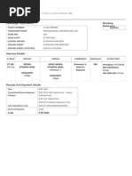 Passenger Information Booking Reference