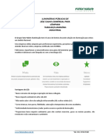 Luminárias Públicas de Led/ Calha Comercial para Lâmpada Tuboled/Luminária Industrial