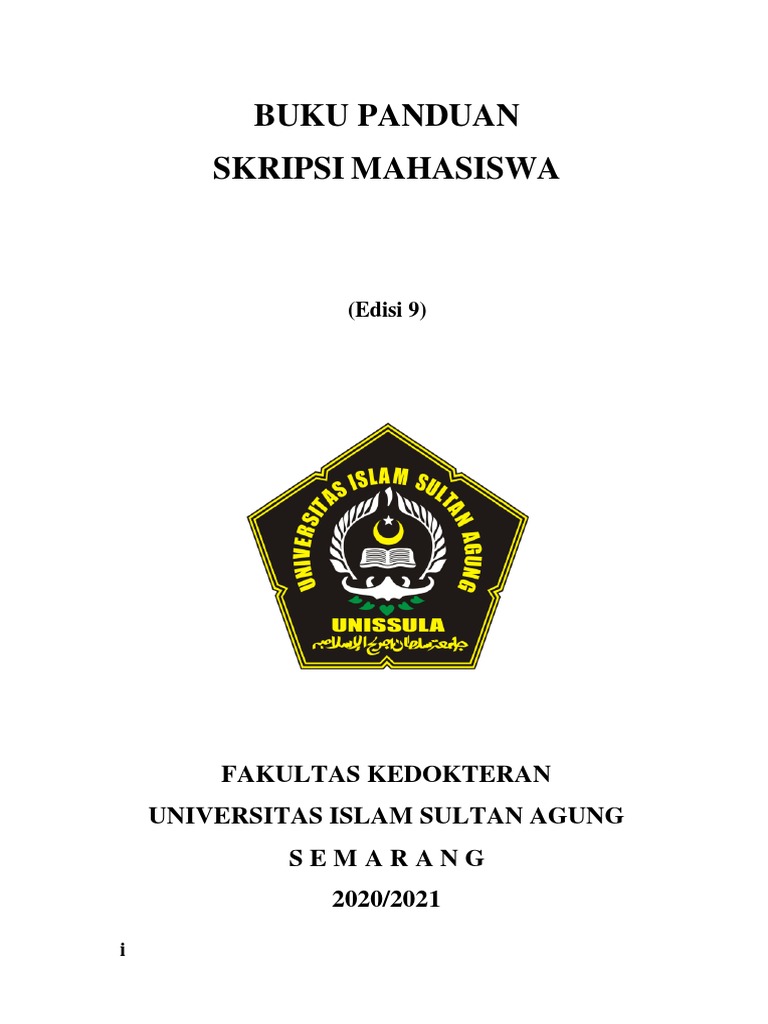 Panduan Skripsi Mahasiswa FK UNISSULA | PDF | Karier & Perkembangan