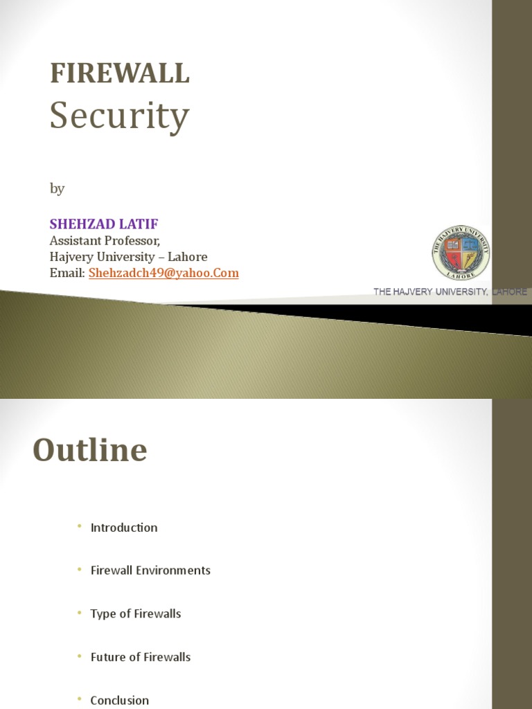 Defining Unauthorized Access in Firewalls | PDF | Computer Network ...