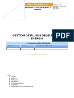 Gestión de flujos de materia y energía