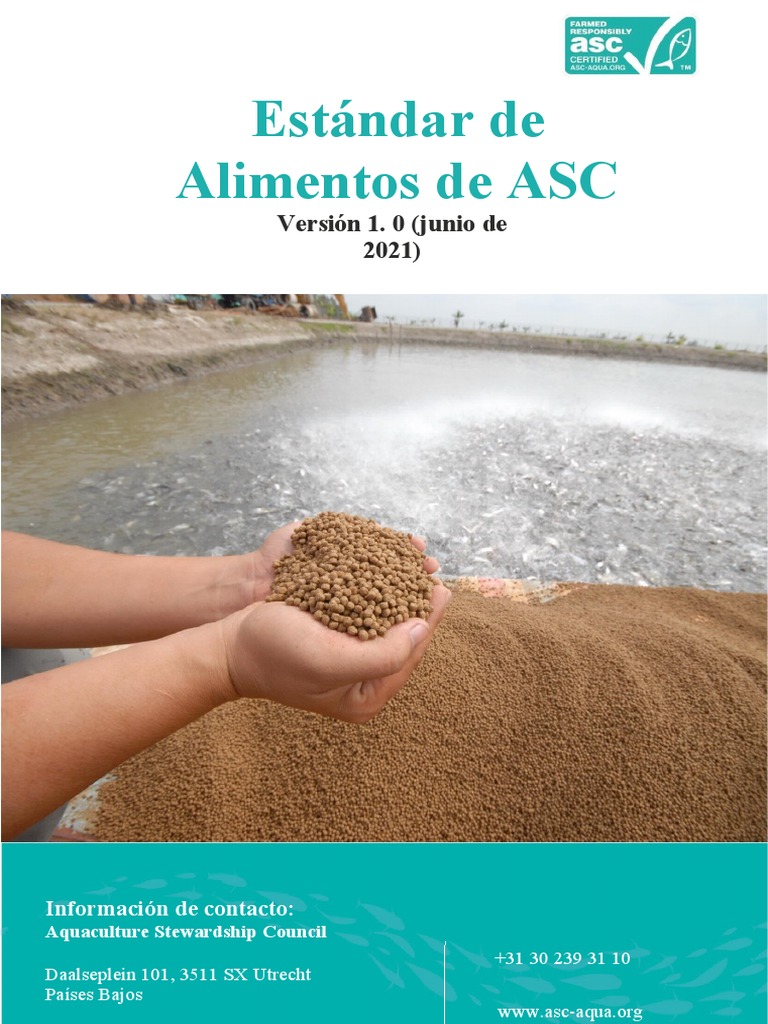 ASC-Feed-Standard v1.0 Spanish | PDF | Alimentos | Trabajador migrante