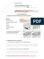 Trabajo de Experimentación Ciencias 3°