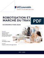 16 Robotisation Et Marcheì Du Travail