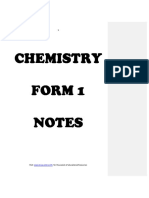 Chemistry Notes Form 1-4 Booklet