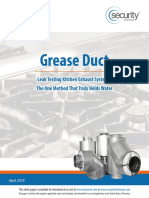 Grease Duct: Leak Testing Kitchen Exhaust Systems: The One Method That Truly Holds Water