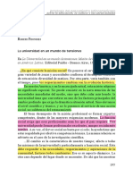 Risieri Frondizi La Universidad en Un Mundo de Tensiones Seleccion