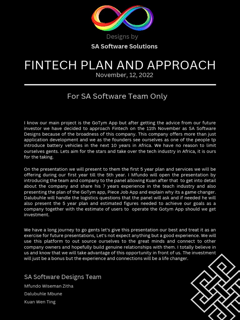 Fintech Presentation Pdf