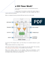 How a 555 Timer Works Using 3 Resistors and 2 Comparators