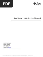 Sun Blade 1000 Service Manual 805-4496-10