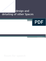 Acoustical Design and Detailing of Other Spaces