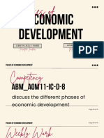 Phases of Economic Development