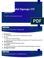 Clinic Digital Signage OTT System