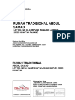 Laporan Lukisan Terukur Rumah Tradisional Abdul Samad