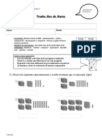 Matemáticas 4to básico prueba marzo números hasta 1000