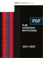 Plan Estratégico Institucional: Ministerio de Culturas, Descolonización Y Despatriarcalización